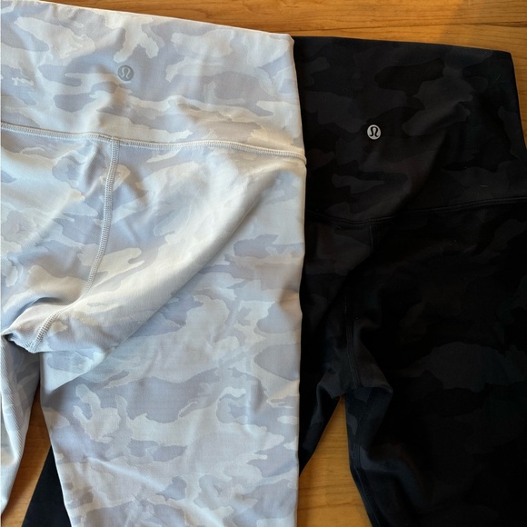 Lululemon Camo Wunder Under High Rise Biker Shorts - Picture 3 of 4